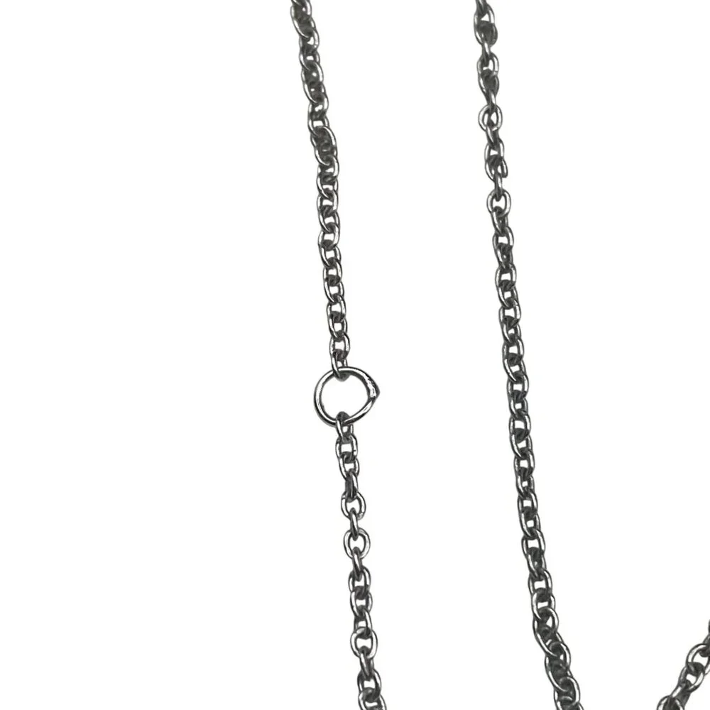 925 Sterling Silver Murano Millefiori Glass Pendant Necklace 18" Vera Wang Chain - Picture 9 of 10